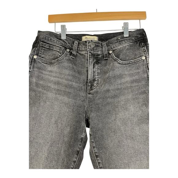 NWT Madewell Mid-Rise Stovepipe Jeans Women Size 29 Armand Wash Black Gray NR514 - Picture 10 of 10